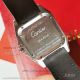Perfect Replica Cartier Santos Stainless Steel Diamond Paved Women's 33.5mm Swiss Quartz Watch (5)_th.jpg